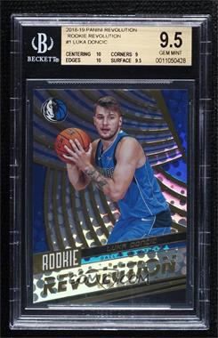 2018-19 Panini Revolution - Rookie Revolution #1 - Luka Doncic [BGS 9.5 GEM MINT]