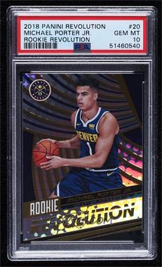 2018-19 Panini Revolution - Rookie Revolution #20 - Michael Porter Jr. [PSA 10 GEM MT]