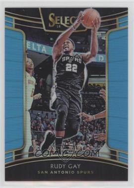 2018-19 Panini Select - [Base] - Light Blue Prizm #12 - Concourse - Rudy Gay /299