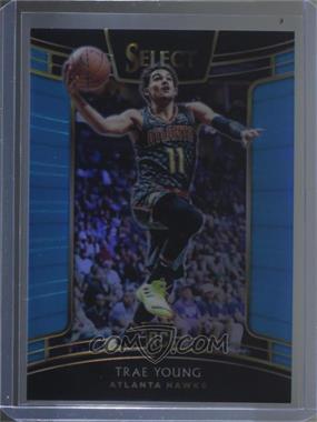 2018-19 Panini Select - [Base] - Light Blue Prizm #45 - Concourse - Trae Young /299