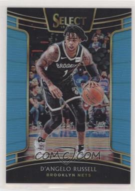 2018-19 Panini Select - [Base] - Light Blue Prizm #74 - Concourse - D'Angelo Russell /299