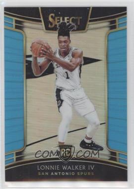 2018-19 Panini Select - [Base] - Light Blue Prizm #77 - Concourse - Lonnie Walker IV /299