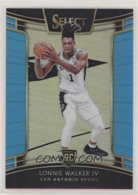 2018-19 Panini Select - [Base] - Light Blue Prizm #77 - Concourse - Lonnie Walker IV /299