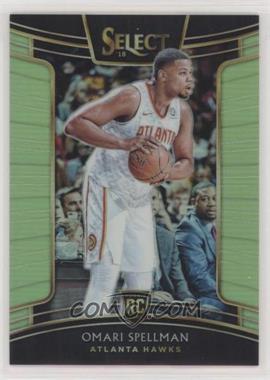 2018-19 Panini Select - [Base] - Neon Green Prizm #99 - Concourse - Omari Spellman /75