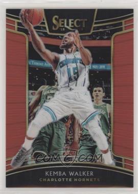 2018-19 Panini Select - [Base] - Red Prizm #88 - Concourse - Kemba Walker /199