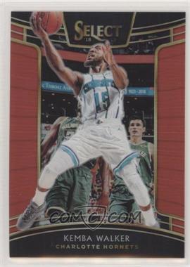 2018-19 Panini Select - [Base] - Red Prizm #88 - Concourse - Kemba Walker /199