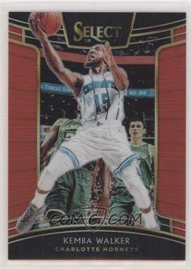 2018-19 Panini Select - [Base] - Red Prizm #88 - Concourse - Kemba Walker /199