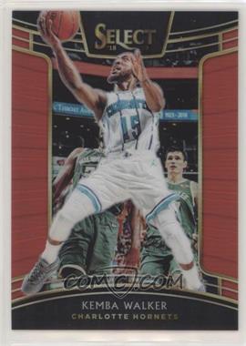 2018-19 Panini Select - [Base] - Red Prizm #88 - Concourse - Kemba Walker /199