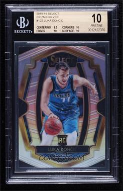 2018-19 Panini Select - [Base] - Silver Prizm #122 - Premier Level - Luka Doncic [BGS 10 PRISTINE]