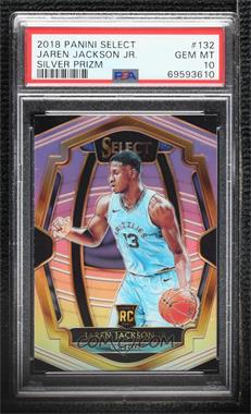 2018-19 Panini Select - [Base] - Silver Prizm #132 - Premier Level - Jaren Jackson Jr. [PSA 10 GEM MT]