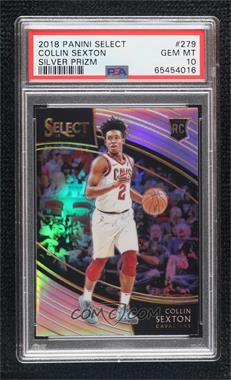 2018-19 Panini Select - [Base] - Silver Prizm #279 - Courtside - Collin Sexton [PSA 10 GEM MT]