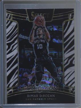 2018-19 Panini Select - [Base] - Zebra Prizm #23 - Concourse - DeMar DeRozan