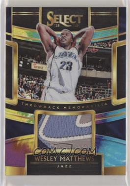 2018-19 Panini Select - Throwback Memorabilia - Tie-Dye Prizm #TM-WMT - Wesley Matthews /25