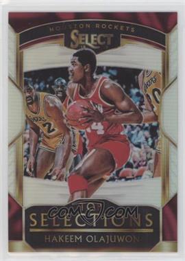 2018-19 Panini Select - Top Selections - Silver #11 - Hakeem Olajuwon /99