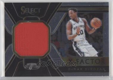 2018-19 Panini Select - X-Factor Memorabilia #XF-DDR - DeMar DeRozan