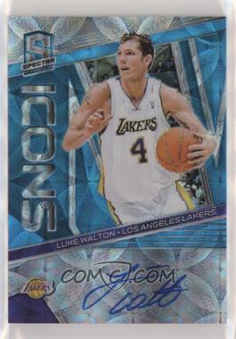 2018-19 Panini Spectra - Icons Autographs - Neon Blue Prizm #IA-LWL - Luke Walton /60