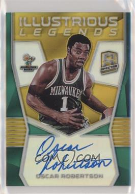 2018-19 Panini Spectra - Illustrious Legends Signatures - Gold Prizm #IL-ORB - Oscar Robertson /10