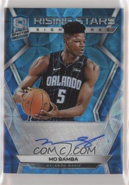 2018-19 Panini Spectra - Rising Stars Signatures - Neon Blue Prizm #RS-MBB - Mo Bamba /60