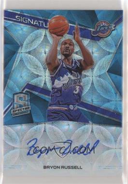 2018-19 Panini Spectra - Signatures - Neon Blue Prizm #SG-BRS - Bryon Russell /60