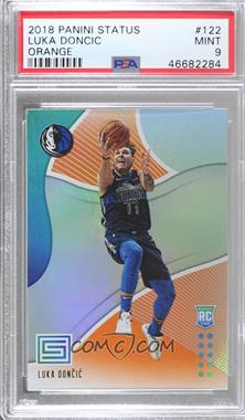 2018-19 Panini Status - [Base] - Orange #122 - Rookies 1 - Luka Doncic [PSA 9 MINT]