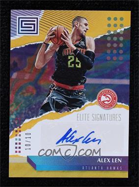 2018-19 Panini Status - Elite Signatures - Gold #ES-AL - Alex Len /10