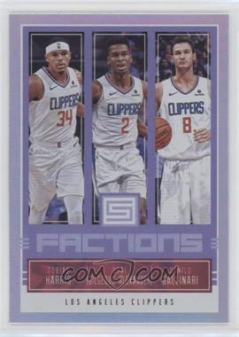 2018-19 Panini Status - Factions - Purple #6 - Danilo Gallinari, Shai Gilgeous-Alexander, Tobias Harris