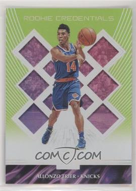 2018-19 Panini Status - Rookie Credentials - Green #23 - Allonzo Trier