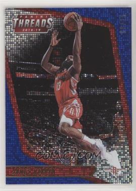 2018-19 Panini Threads - [Base] - Blue Dazzle #76 - James Harden /25