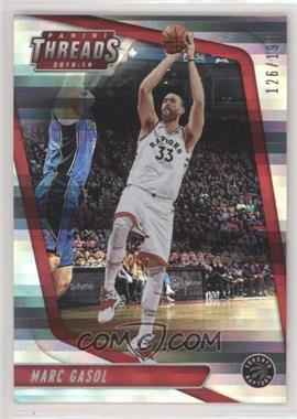 2018-19 Panini Threads - [Base] - Premium #25 - Marc Gasol /199