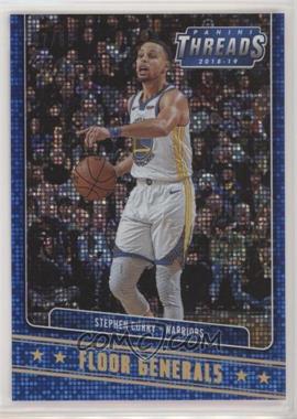 2018-19 Panini Threads - Floor Generals - Premium Blue #19 - Stephen Curry /85