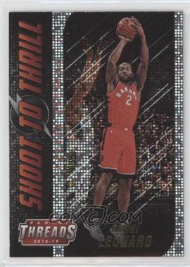 2018-19 Panini Threads - Shoot to Thrill - Dazzle #17 - Kawhi Leonard