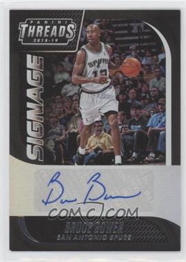 2018-19 Panini Threads - Signage #39 - Bruce Bowen