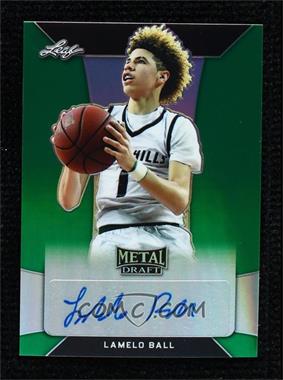 2018 Leaf Metal Draft - [Base] - Green #BK-LMB - LaMelo Ball /10