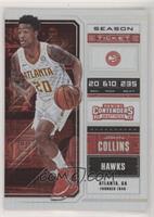 Season Ticket - John Collins (White Jersey) #/10