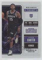 Season Ticket - Vince Carter (Black Jersey) #/10