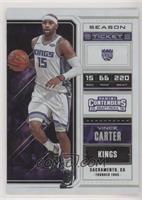 Season Ticket Variation - Vince Carter (White Jersey) #/23