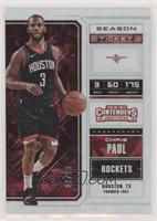 Season Ticket Variation - Chris Paul (Black Jersey) #/23