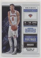 Season Ticket Variation - Kristaps Porzingis (White Jersey) #/15