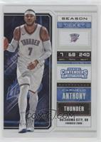 Season Ticket - Carmelo Anthony (White Jersey) #/15