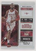 Season Ticket - Chris Paul (White Jersey) #/15