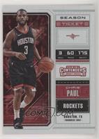 Season Ticket Variation - Chris Paul (Black Jersey) #/15