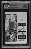 Variation - Dirk Nowitzki (Black Jersey) [BAS BGS Authentic] #/1