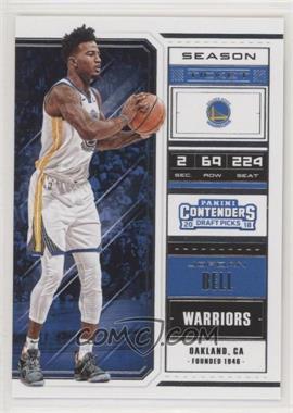 2018 Panini Contenders Draft Picks - [Base] #28.2 - Season Ticket Variation - Jordan Bell (White Jersey)