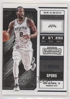 Season Ticket - Kawhi Leonard (White Jersey)