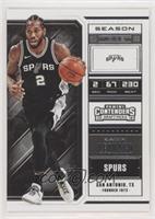 Season Ticket Variation - Kawhi Leonard (Black Jersey)