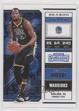 2018 Panini Contenders Draft Picks - [Base] #32.1 - Season Ticket - Kevin Durant (Black Jersey)