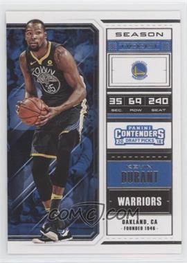 2018 Panini Contenders Draft Picks - [Base] #32.1 - Season Ticket - Kevin Durant (Black Jersey)