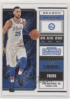 Season Ticket - Ben Simmons (White Jersey)