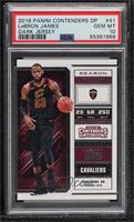 Season Ticket Variation - LeBron James (Dark Jersey) [PSA 10 GEM …