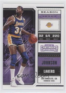 2018 Panini Contenders Draft Picks - [Base] #43.2 - Season Ticket Variation - Magic Johnson (Purple Jersey)